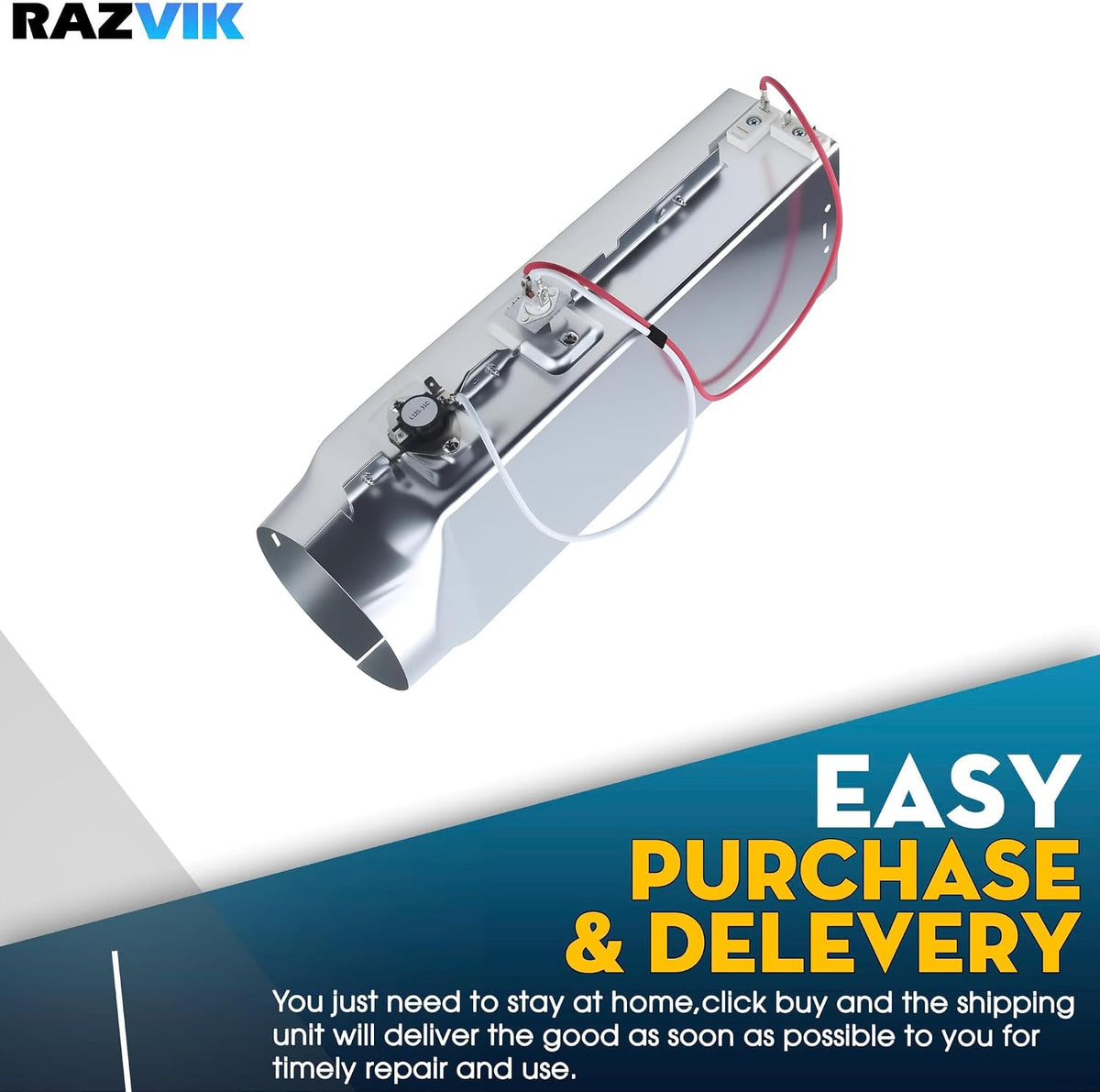 Dryer Heating Element Assembly Replacement for LG DLEX2501W DLEX3470V DLEX5101W DLEY1201W