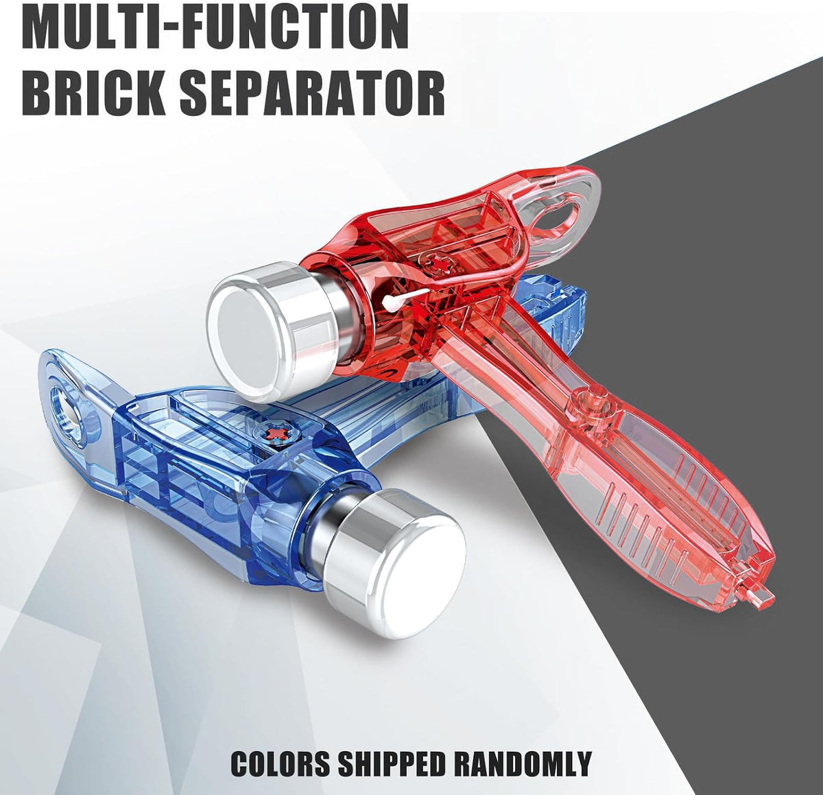 Brick Separator Tool with Pin Remover,5-in-1 Building Block Disassembly Hammer for MOC Sets, Multi-Functional