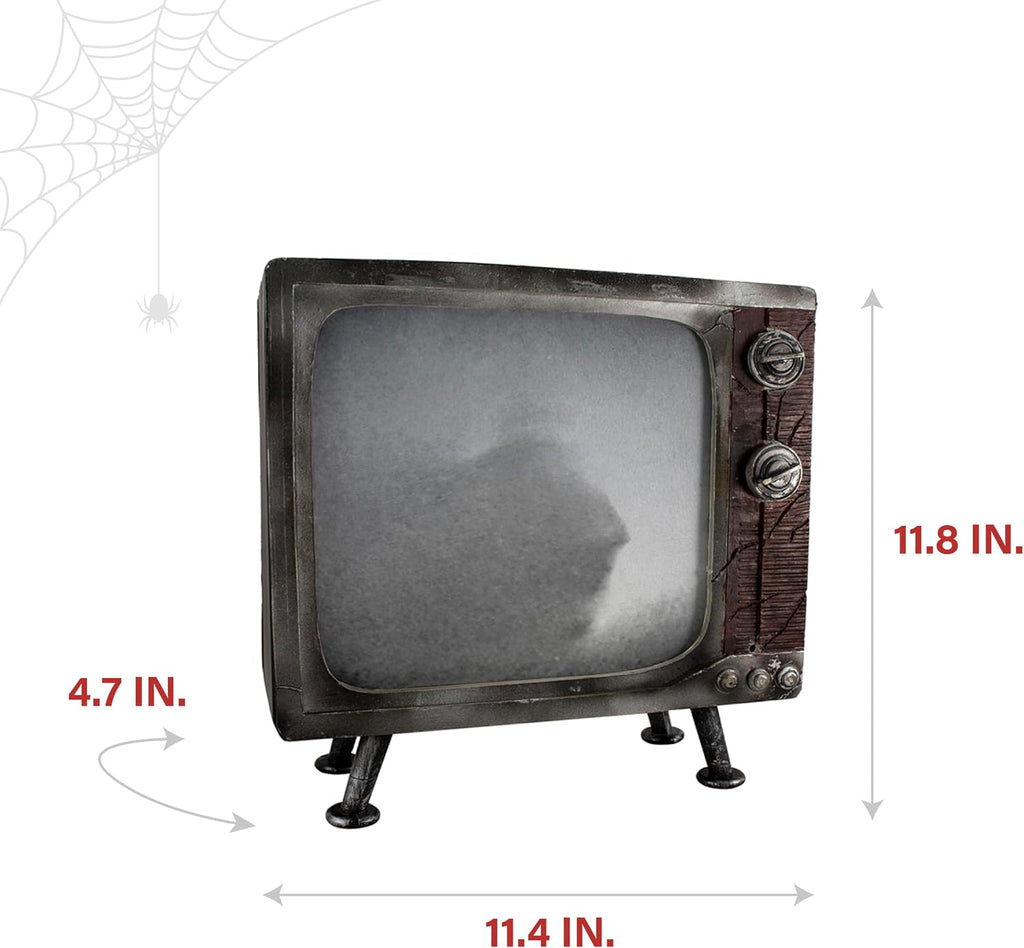Haunted TV by Tekky, Battery-Operated, Motion Activated Animatronic Television with Sound Effects and Lights for