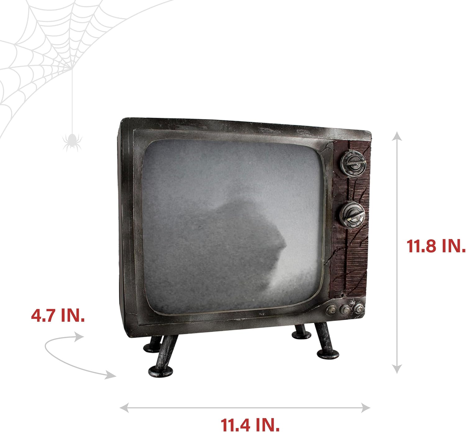 Haunted TV by Tekky, Battery-Operated, Motion Activated Animatronic Television with Sound Effects and Lights for