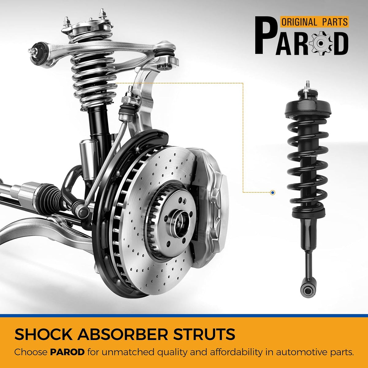 PAROD 171124 Front Suspension Strut for Ford Explorer Mountaineer 2pcs