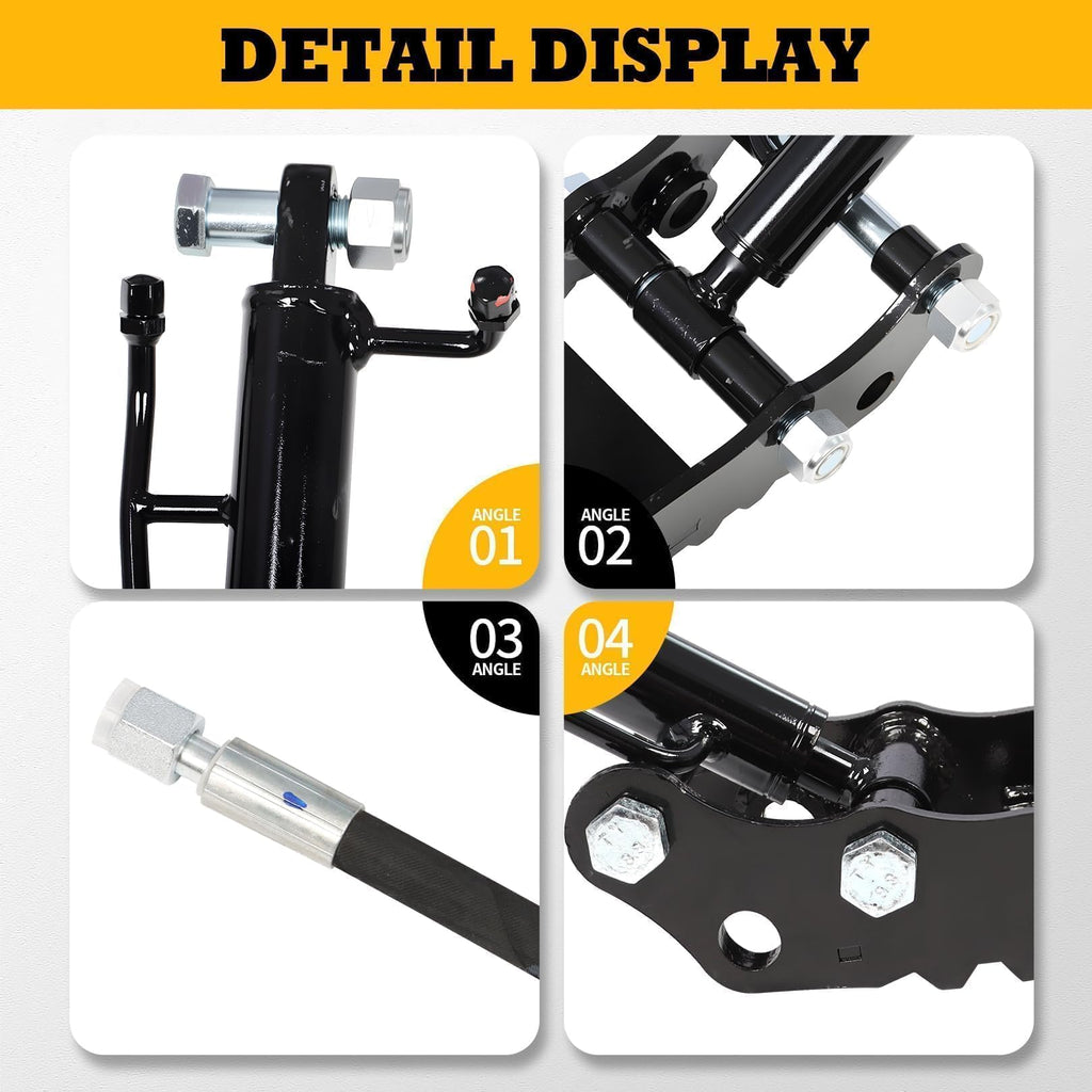 Jecoupoon Single Hole Hydraulic Thumb Clip Compatible with Mini Excavator