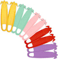 Safety Box Cutter Knife, Recessed SS Blade, 10-Pack, 5 Colors