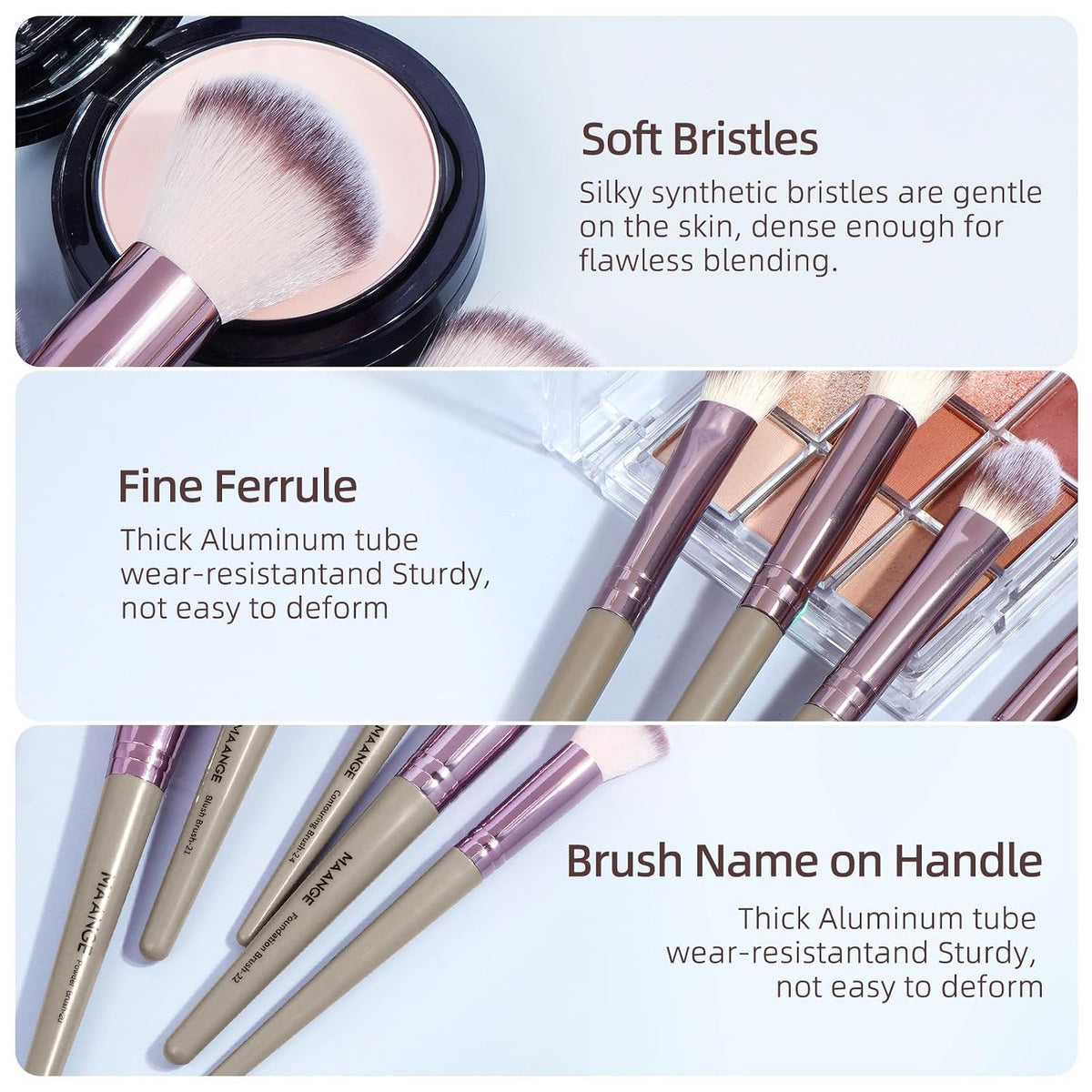 Makeup Brushes 51 Pcs Makeup Kit, Multi-functional Makeup Tool Set with Makeup Brush Foundation Brush Make up Brushes