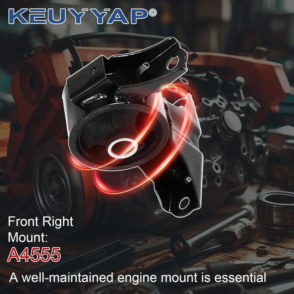 5Pcs Motor Mount & Transmission Mount Compatible with Honda Odyssey V6 3.5L