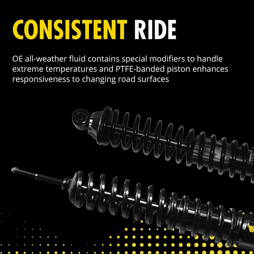 Monroe Load Adjusting 58646 Suspension Shock Absorber and Coil Spring Assembly Pack of 2 for Jeep Grand Cherokee