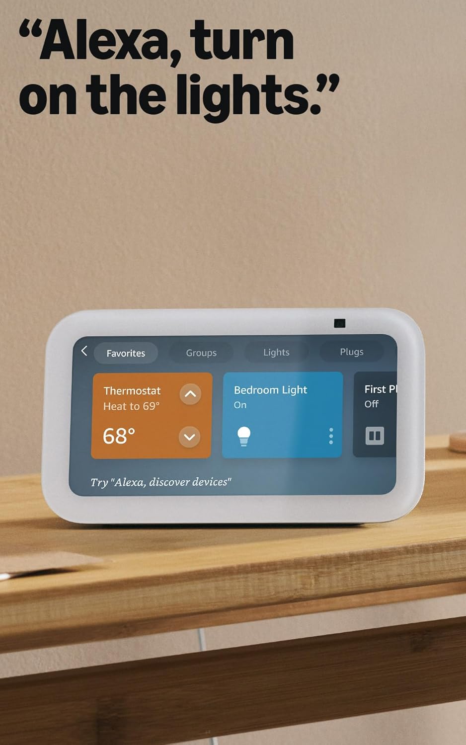 Echo Show 5 (newest model), Smart display, Designed for Alexa+, 2x the bass and clearer sound, Cloud Blue