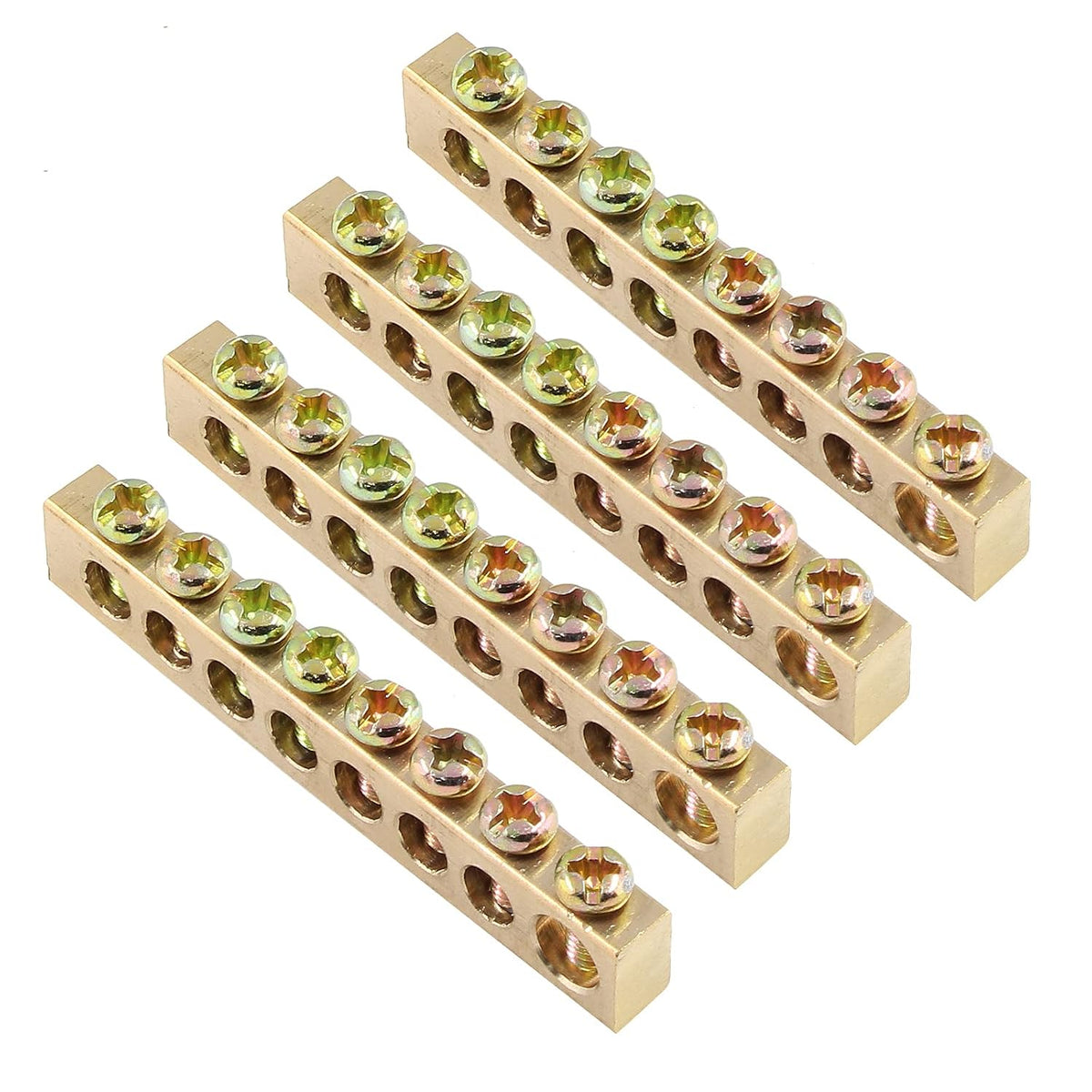 Bonsicoky 4Pcs Terminal Ground Bar Kit, 8 Terminal Positions