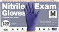 Powder-Free Nitrile Exam Gloves, 100/1000 Ct Food Safe Latex-Free Medical Cooking Cleaning Disposable Glove, Blue Violet