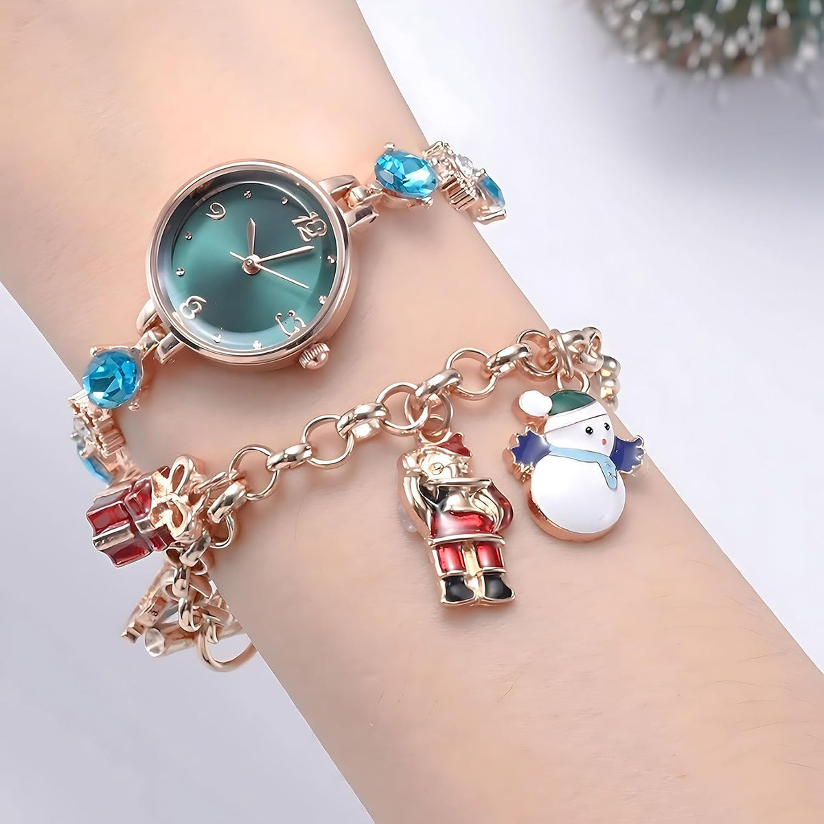 Women's Bracelet Watch Round Mini Watches for Women Waterproof Exquisite Christmas Gifts for Women