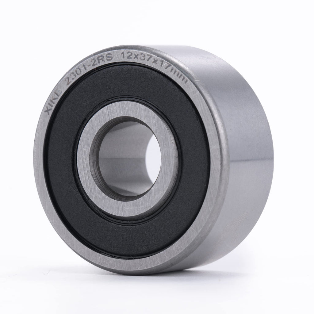 XIKE 1 Pcs 2201-2RS Sealed Self-Aligning Ball Bearings 12x32x14mm.