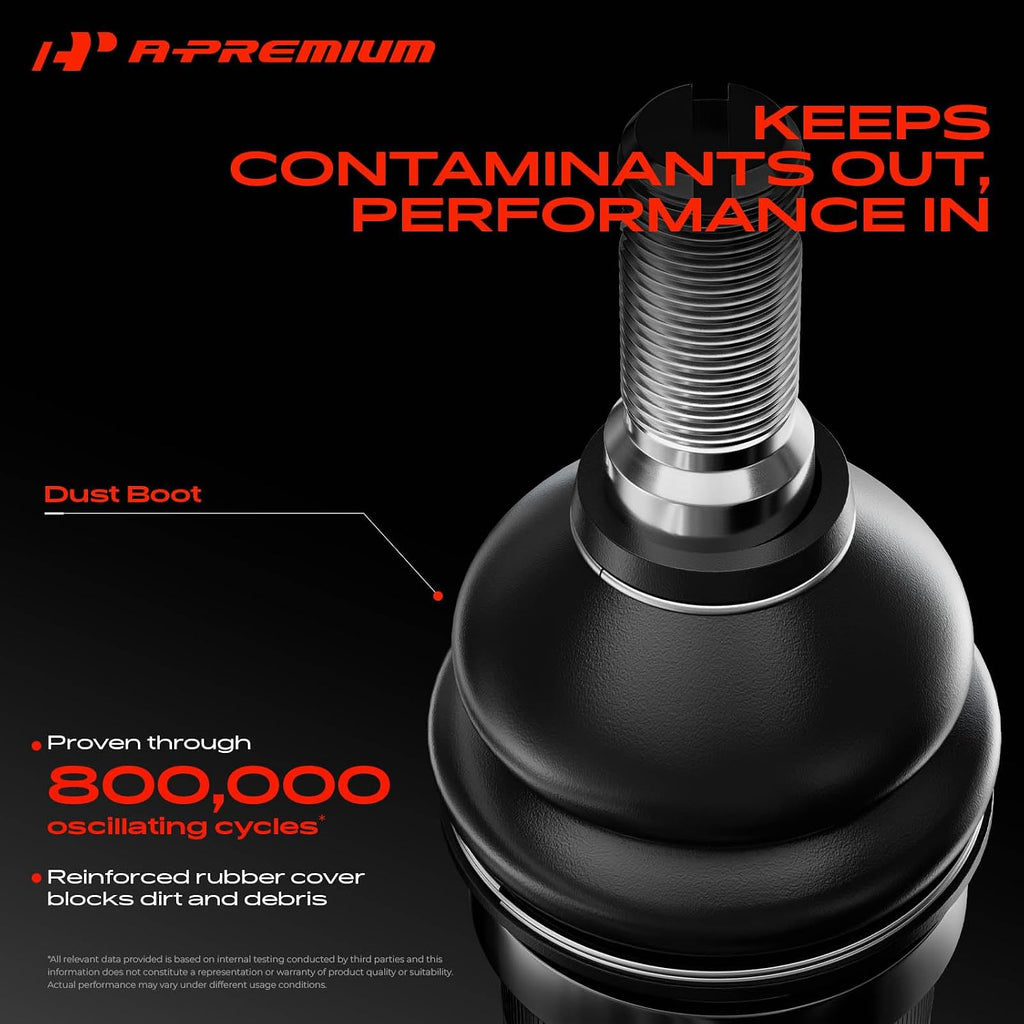 A-Premium Front Upper & Lower Ball Joint Kit - Forge Steel