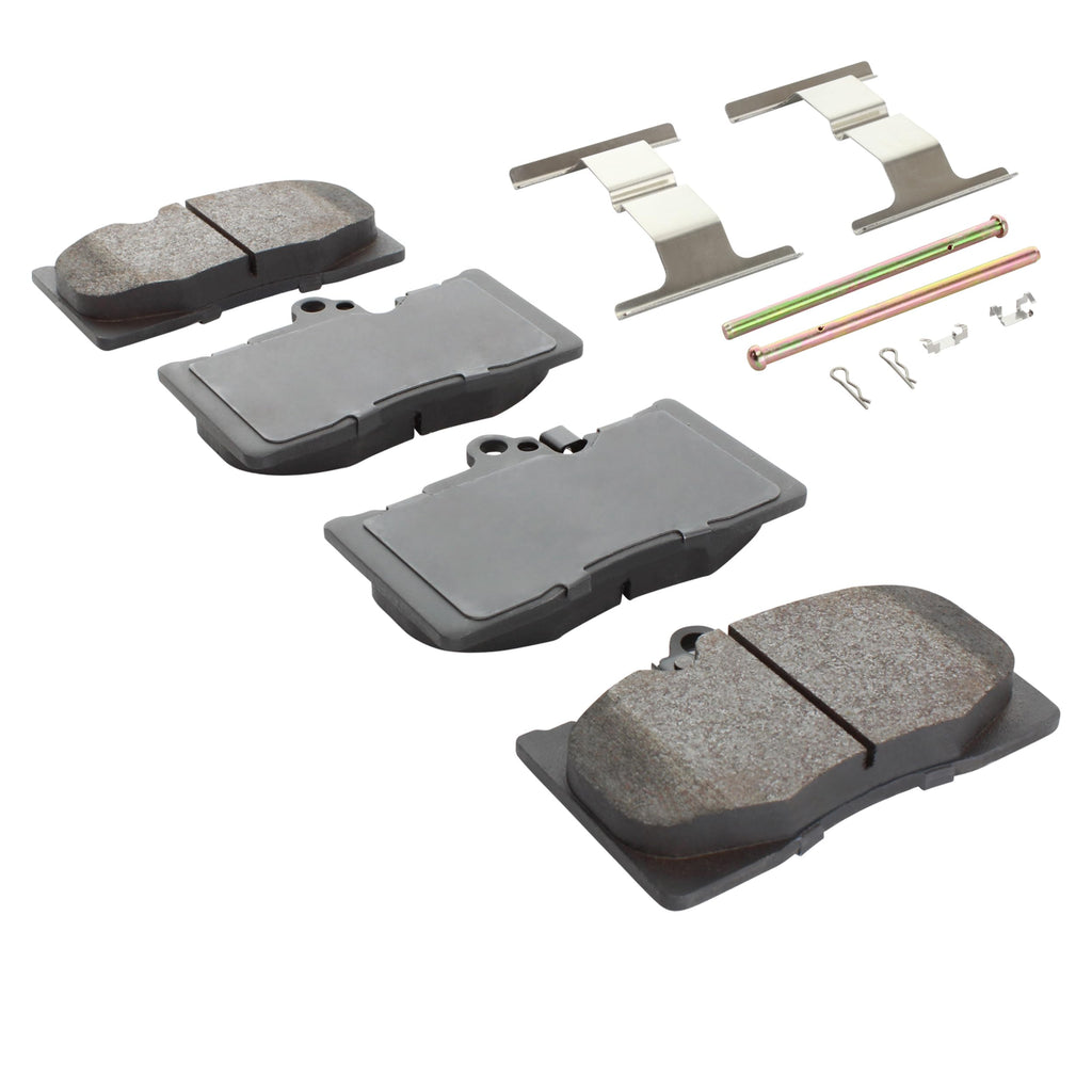 QUALITY-BUILT Premium Ceramic Front Brake Pads w/Hardware BP1118C