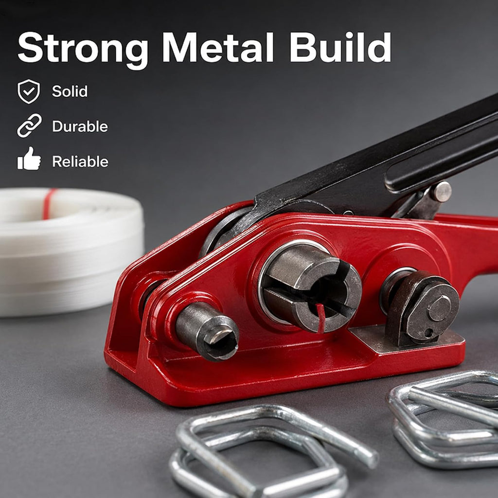 Heavy Duty Woven Pallet Strapping Tools Kit for Secure Industrial Packing