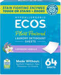 Laundry Detergent Sheets Vegan, No Plastic Jug, No Mess, Liquid Free - Hypoallergenic, Plant Powered Laundry