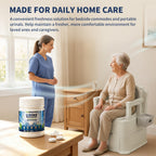 Urine Odor Eliminator Tablets for Bedside Commodes, Urinals, 100 Counts