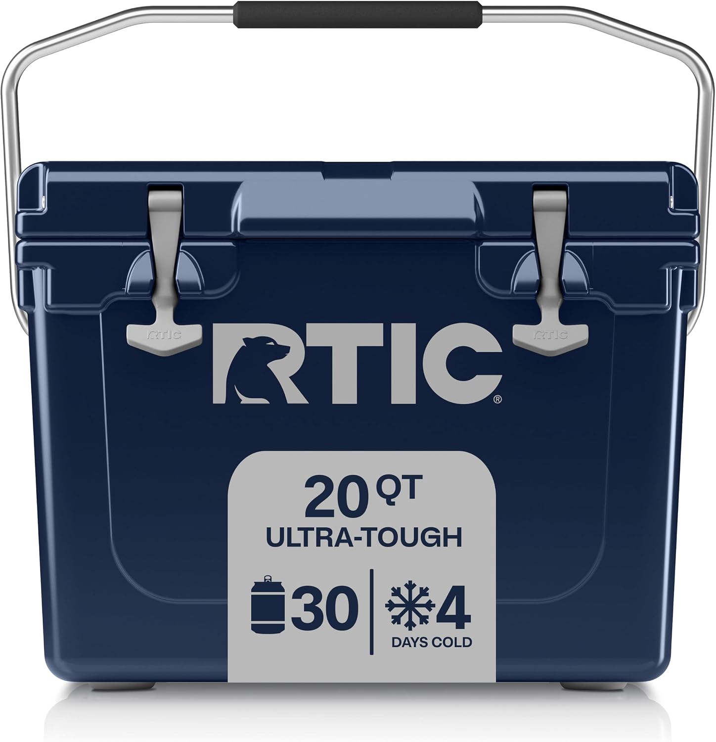 20 QT Ultra-Tough Hard Cooler | Portable Hard Ice Chest Box for Beach, Drinks, Camping, Picnic, Fishing, Boat and
