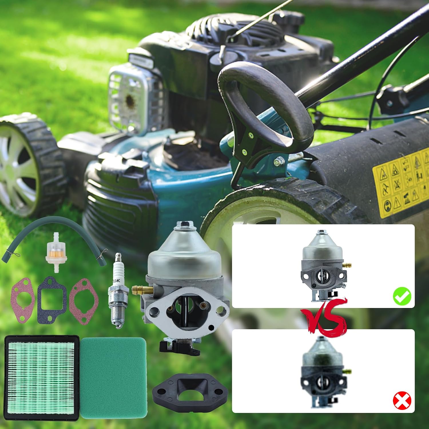 16100-Z0Y-813 Carburetor for Honda GCV190 GCV190A GCV190LA HRB217 HRX217 HRX217K1 HRX217K2 Lawn Mower, Carburetor +