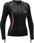 Women's Mesh Motorcycle Jacket with CE Certified Protective Jacket Motorcycle Riding Shirt for Motorcycle Bicycle
