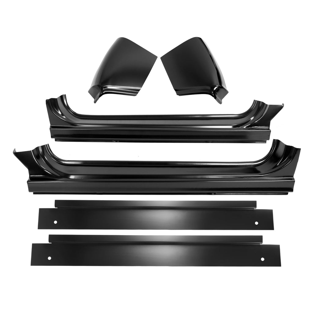 ALMULOO Cab Corner+Inner+Outer Rocker Panel Compatible with Chevrolet