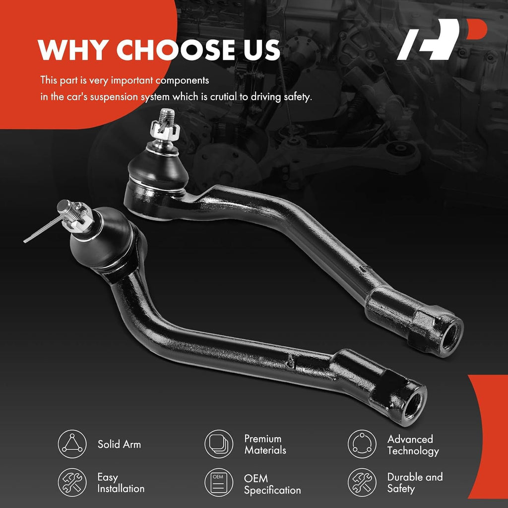 A-Premium Front Outer Tie Rod End, Compatible with Hyundai, Kia