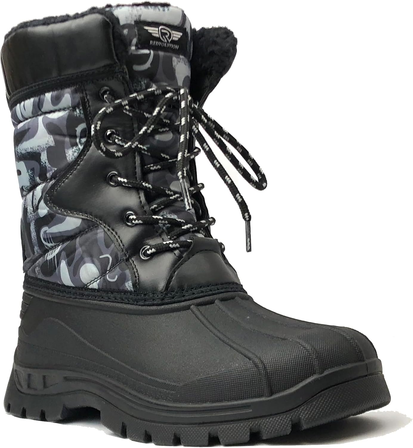 Unisex Snow Boots Slip-Resistant Waterpoof Winter Fashion Shoe (Toddler/Little Kid/Big Kid)