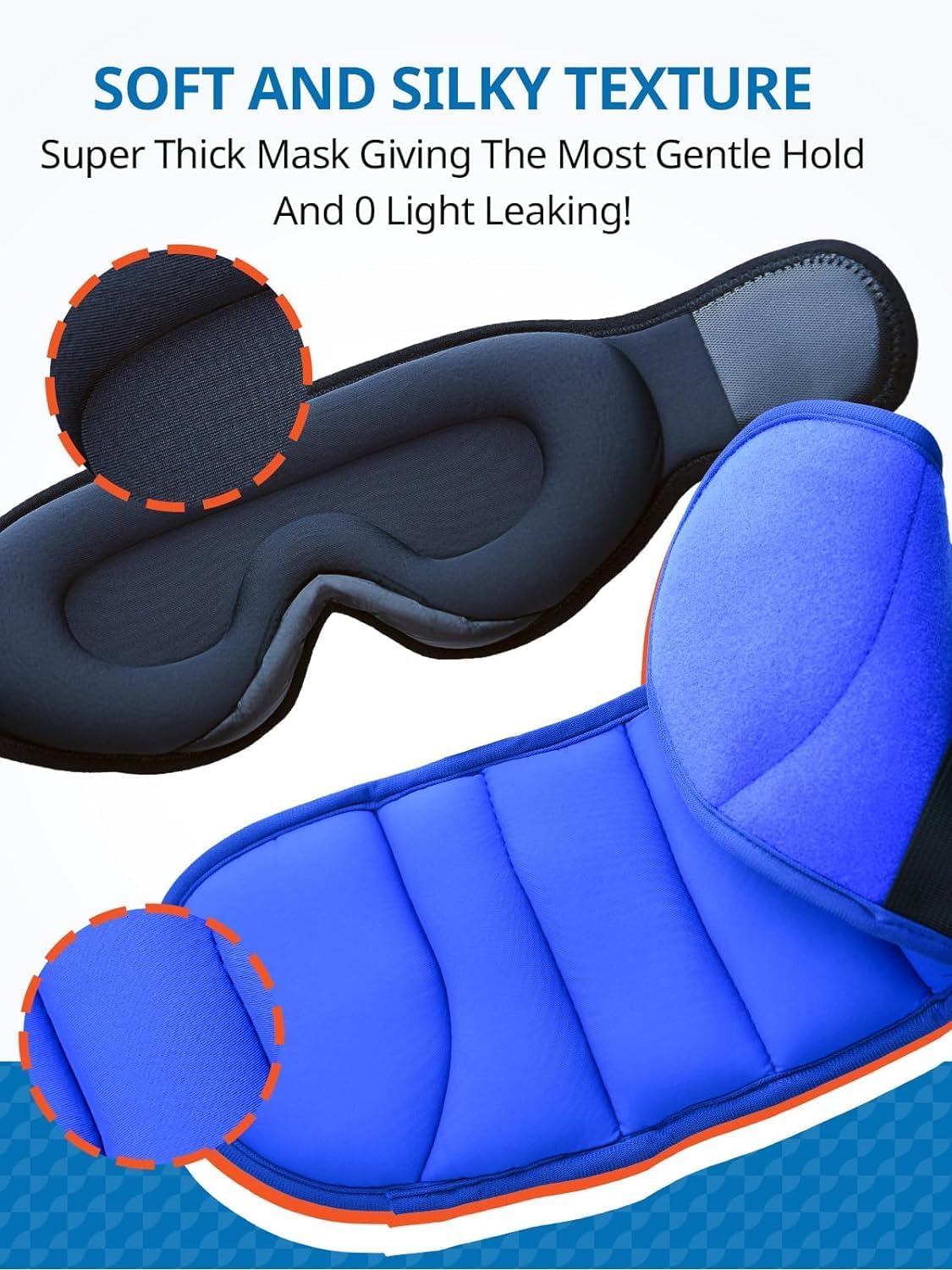 Travel Pillows for Airplanes, 360° Stable Support Airplane Pillow with 3D Eye Mask, Headrest Pillow for Long Flight