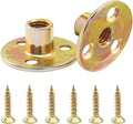 16Pcs 3/8"-16 Brad Hole Tee Nut