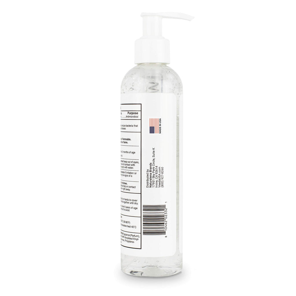 Scented Hand Sanitizer with Lemon Zest Scent - Moisturizing Clear Gel with Vitamin E & Antimicrobial Formula