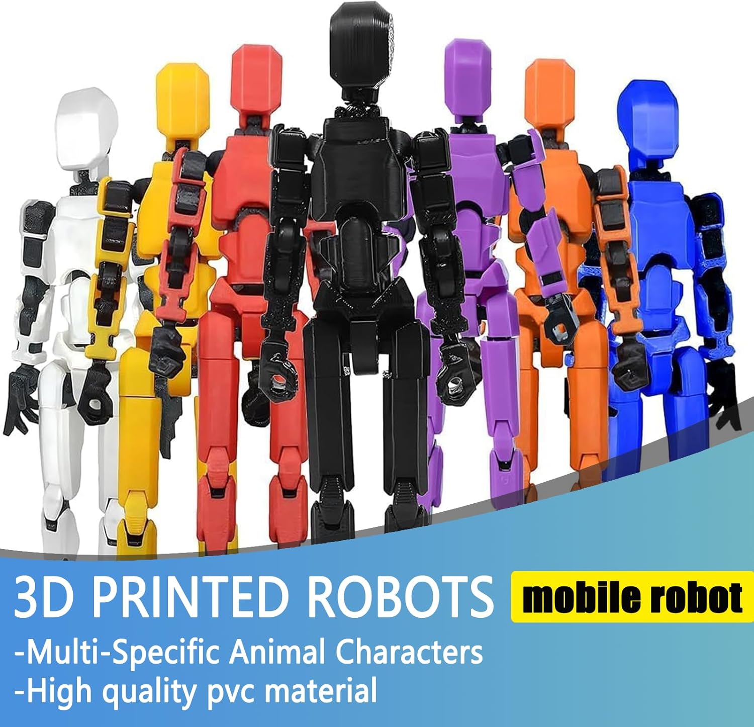 2026 New Assembly Completed-Titan 13 Action Figure,Dummy Robot 13 Action Figures Set,3D Printed Multi-Jointed Action