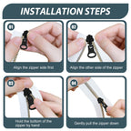 18 Sets Universal Zipper Repair Kit 3 Sizes