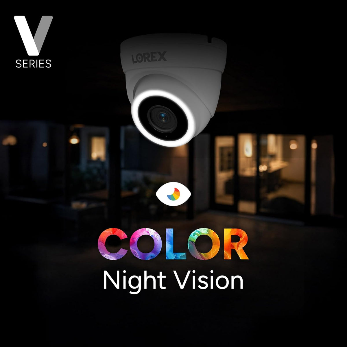 Connect (New App) | V-Series | 8Ch 4K NVR System | 3 Dome PoE Cameras