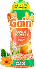 In-Wash Laundry Scent Booster Beads Long-Lasting Fresh Scent Beads All Day Freshness and Odor Protection, Island