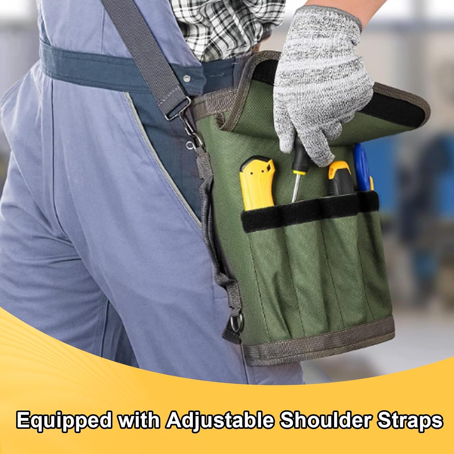 Tool Bag Organizer Roll Up: Gifts for Men Fathers Day Dad Gifts for Him Boyfriend Husband Birthday Portable