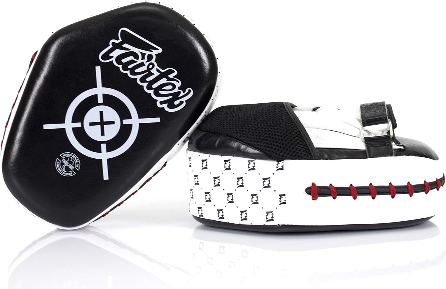 FMV11 Aero Focus Mitts, Muay Thai Boxing MMA Kickboxing Punch Pads | Genuine leather construction handmade in
