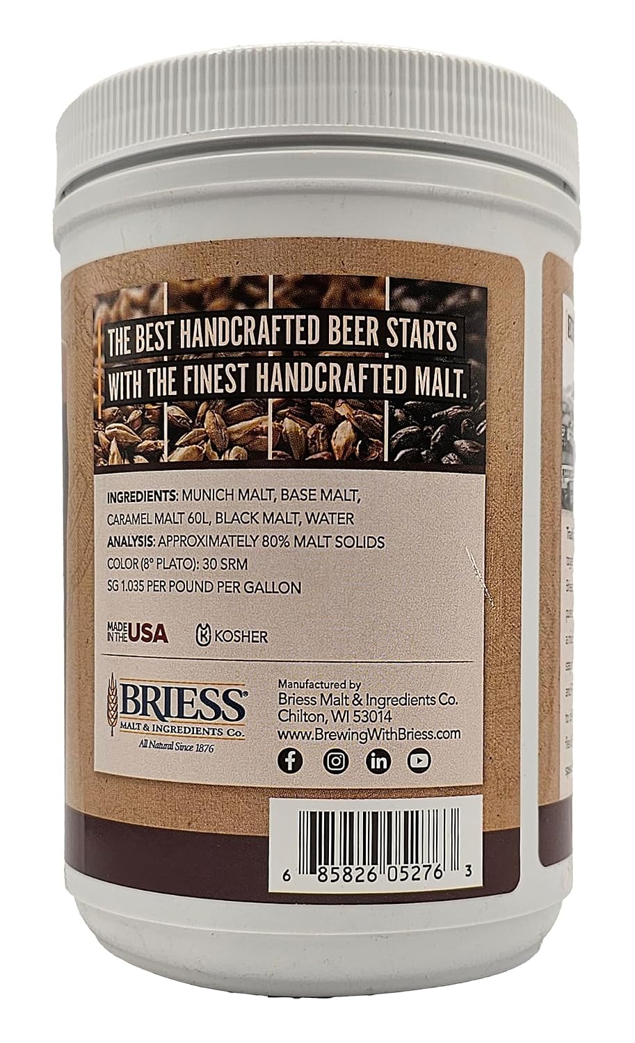SR-8S4M-J1OL Liquid Malt Extract - Traditional Dark - 3.3 lbs,Pack of one
