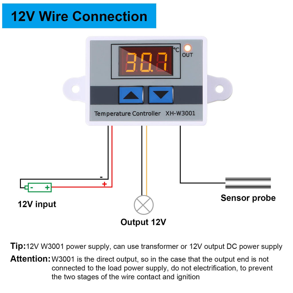 Xh-w3001 Digital LED Temperature Controller Module Digital, 4 Pieces