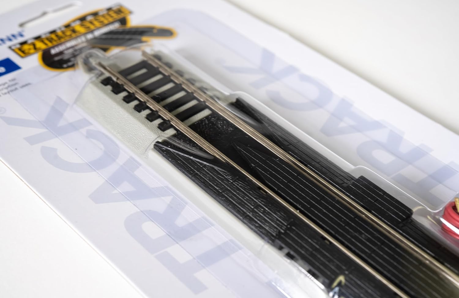 Trains 9" Straight Terminal Rerailer W/Wire NS Rail Road HO Scale | Snap-Fit E-Z Track, 9” Straight Terminal Rerailer