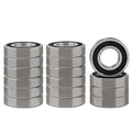 XiKe 6205-2RS Deep Groove Ball Bearing, 25mmx52mmx15mm (2-Pack)