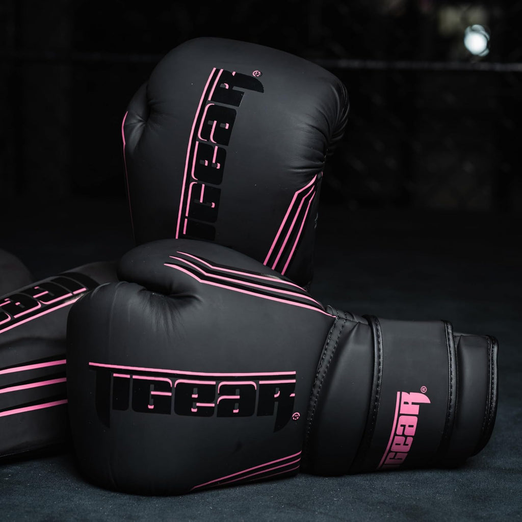 Surge Pro Boxing Gloves for Men Women & Kids | Engineered Leather Muay Thai Gloves, MMA Gear, Kickboxing Heavy Bag