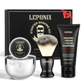 Men's Shaving Kit 4 Piece with Shaving Brush and Bowl Sandalwood