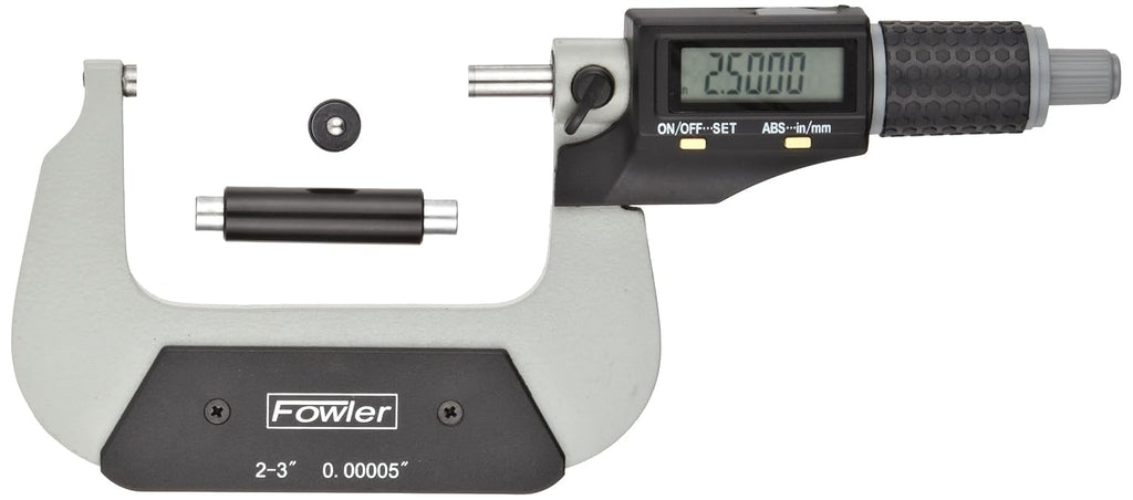 Fowler 54-870-003-0, Xtra-Value II Digital Micrometer with 2-3"/50-75mm Measuring Range