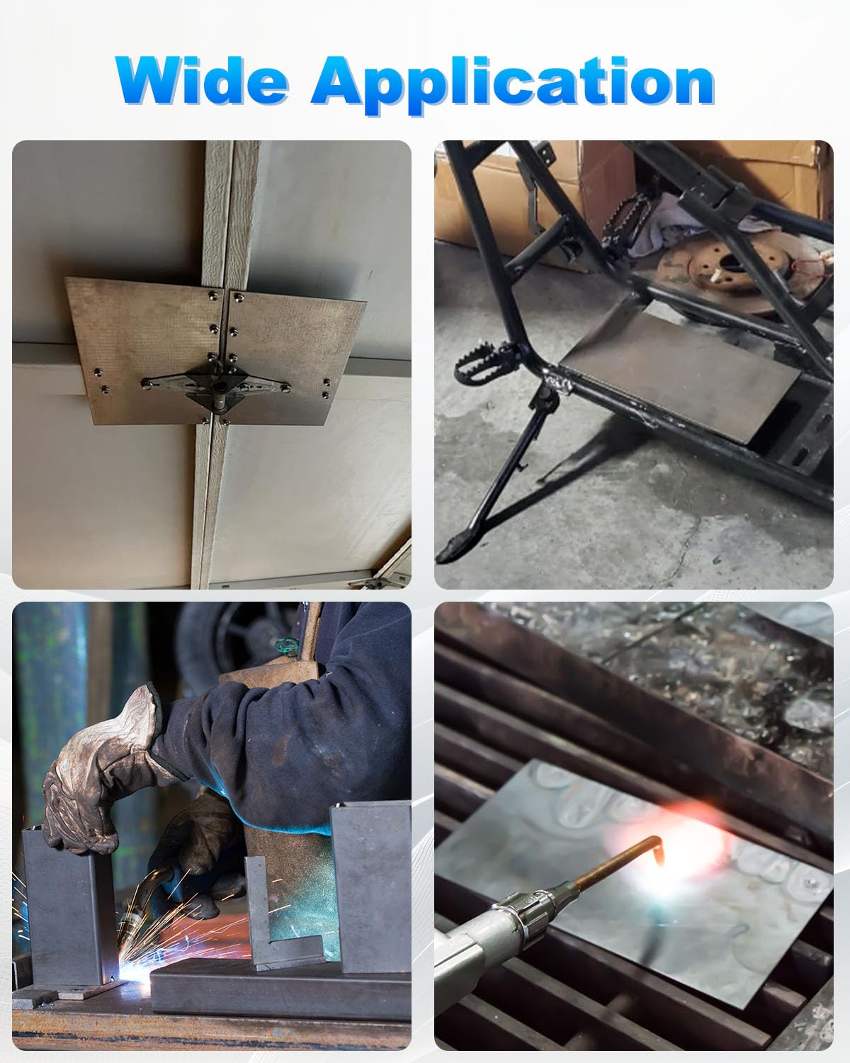1 Pcs 12 x 24 x 1/8 Inch A36 Steel Plate Weldable Hot Rolled Steel | Weldable Steel Sheet Metal for Auto Body Repair