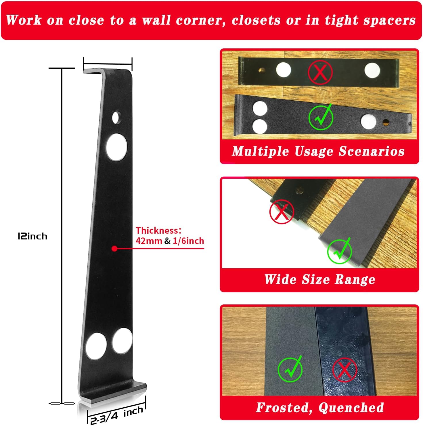 Heavy Tapping Block+Pull Bar,No Mallet Tap Floor 1-2 Times