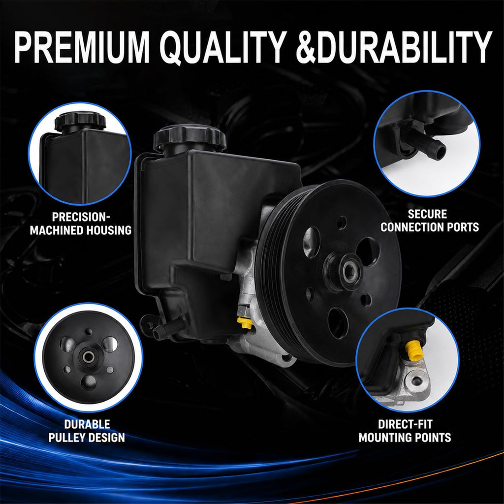 20-55982 Power Steering Pump with Reservoir for GM 3.8L V6