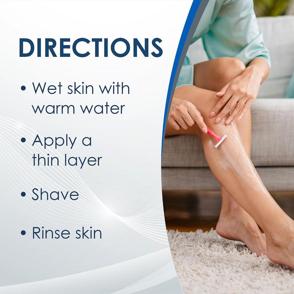 Shave Cream, 6 Oz, Formulated without Common Irritants for Sensitive Skin, Shaving Cream for Women & Men, Helps