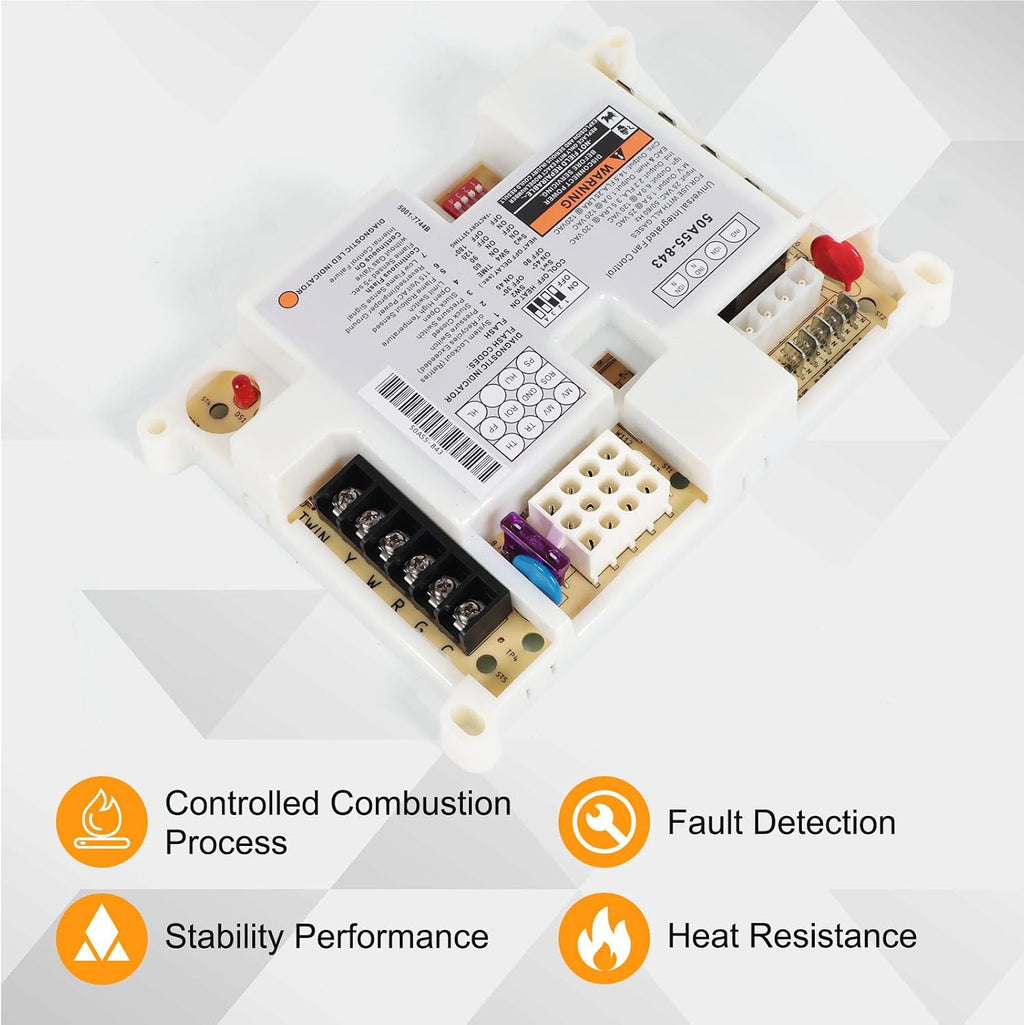 50A55-843 Furnace Control Board Replacement For White-Rodgers