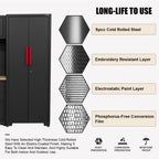 6-Pcs Garage Storage Cabinet System - Garage Workshop Set