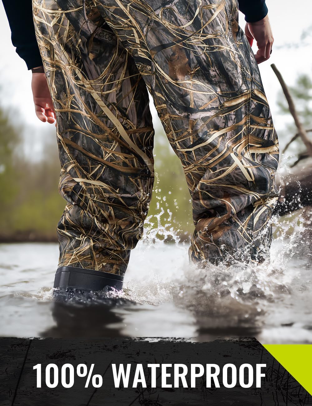 Chest Waders for Men Women, Waterproof Fishing Waders | Waterproof 420D 2-Ply Nylon/PVC, Lightweight Bootfoot Hunting