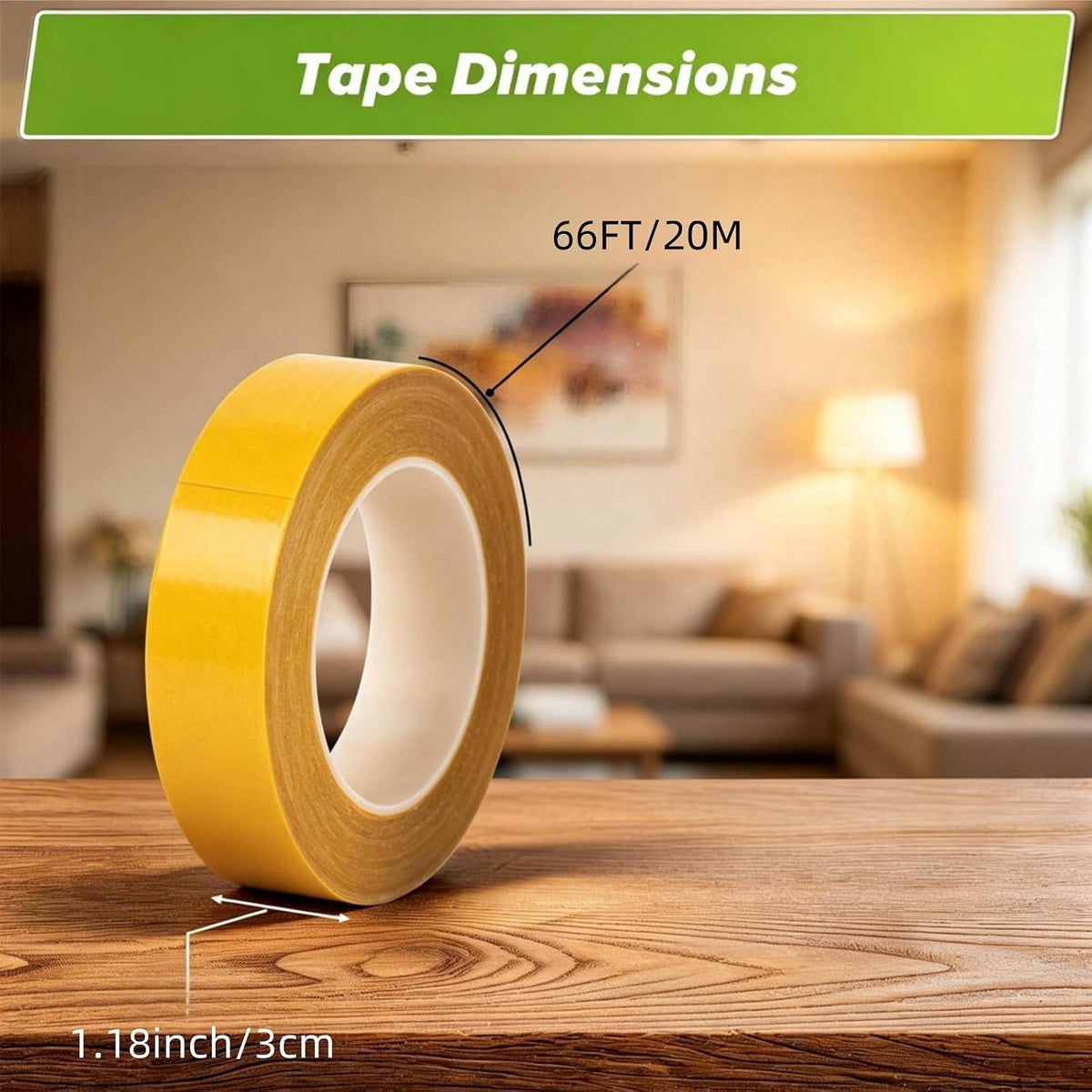 Sided Fabric Tape Heavy Duty,Double Stick Carpet Tape Fabric Tape